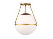 Savoy House Meridian M60054NB - 1-Light Ceiling Light in Natural Brass