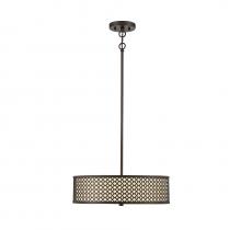Savoy House Meridian M70108ORB - 3-Light Pendant in Oil Rubbed Bronze