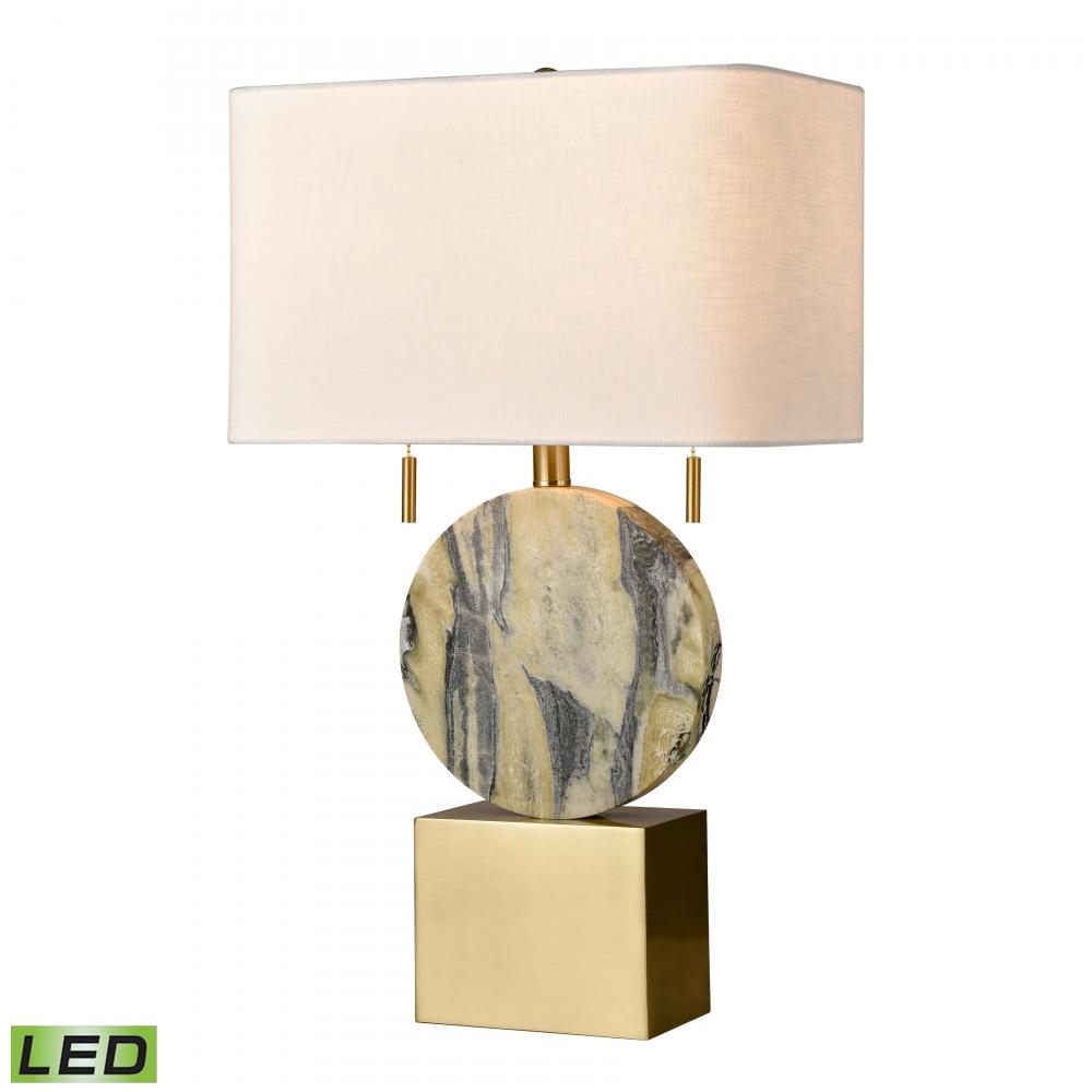Carrin 26'' High 2-Light Table Lamp - Honey Brass - Includes LED Bulbs