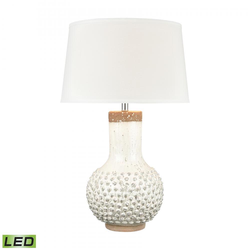 Elinor 32'' High 1-Light Table Lamp - White - Includes LED Bulb
