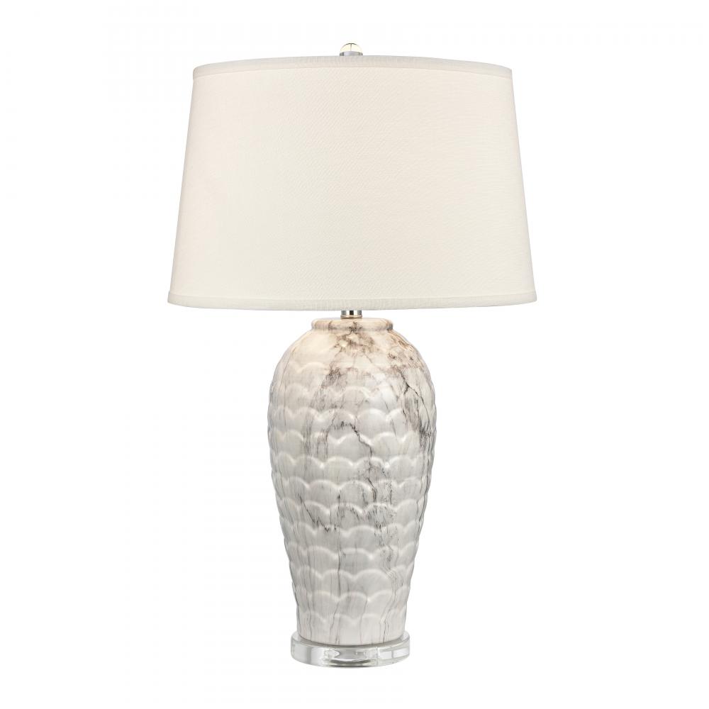 Causeway Waters 31'' High 1-Light Table Lamp - White