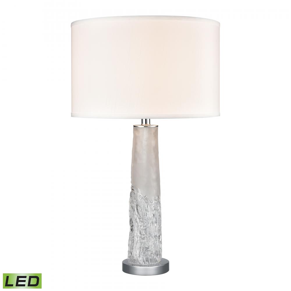 Juneau 30'' High 1-Light Table Lamp - Clear - Includes LED Bulb