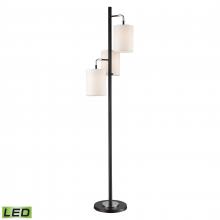ELK Home 77101-LED - Uprising 72'' High 3-Light Floor Lamp - Black - Includes LED Bulbs