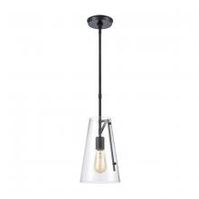 ELK Home 82155/1 - Trustle 7'' Wide 1-Light Mini Pendant - Matte Black