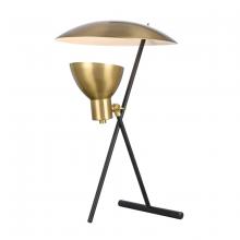 ELK Home H0019-9511 - Wyman Square 19'' High 1-Light Desk Lamp - Satin Gold
